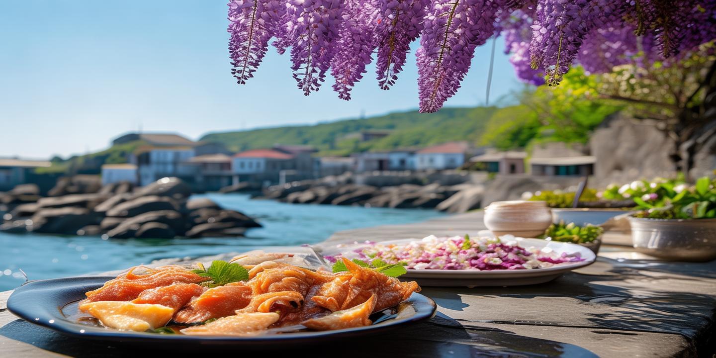 孤岛镇百年槐花宴开席,12道古法菜品传承海洋饮食智慧