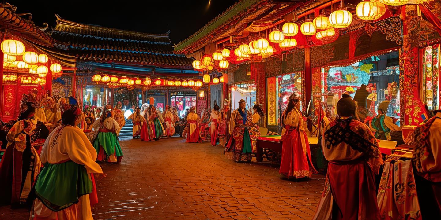 非遗戏曲夜市常态化:吕剧、短穗花鼓每晚开演,游客可扮装参与,感受传统魅力