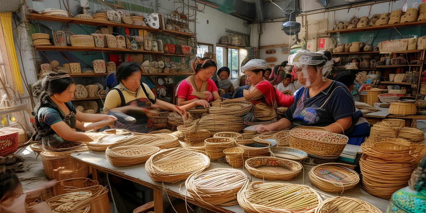 陈庄镇“草编非遗工坊”年出口额破亿,助力留守妇女就业新篇章