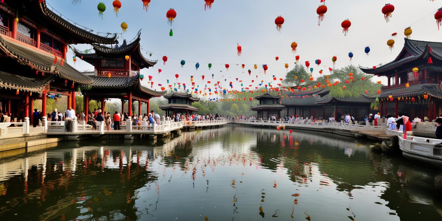 清风湖公园焕新升级,黄河文化主题景观吸引游客如织